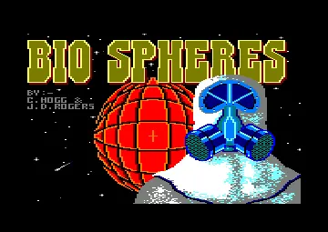 Bio Spheres (UK) (1987) screen shot title